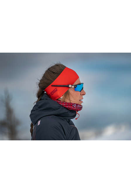 Fotogalerie Čelenka STRIPE brick/palisander