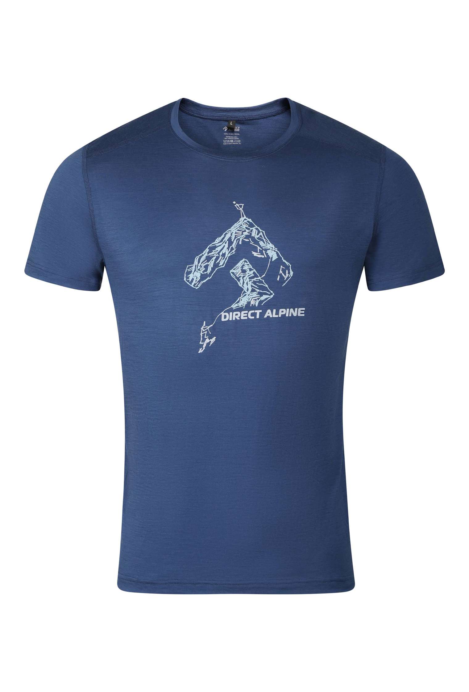 Levně Pánské Merino Triko Furry Navy (Rock Way)