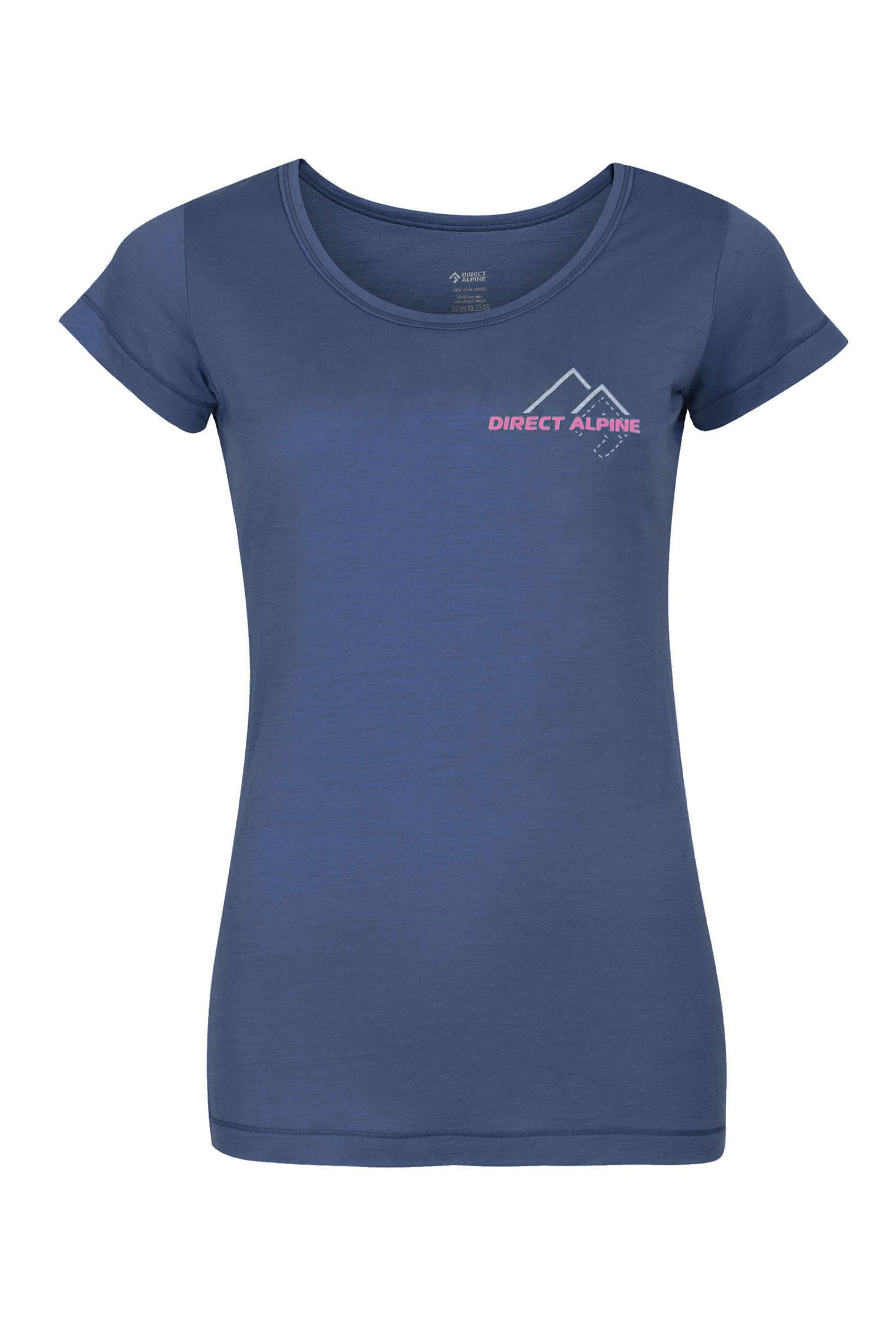 Levně Dámské Funkční Merino Triko Furry Lady Navy (Simple Lines)