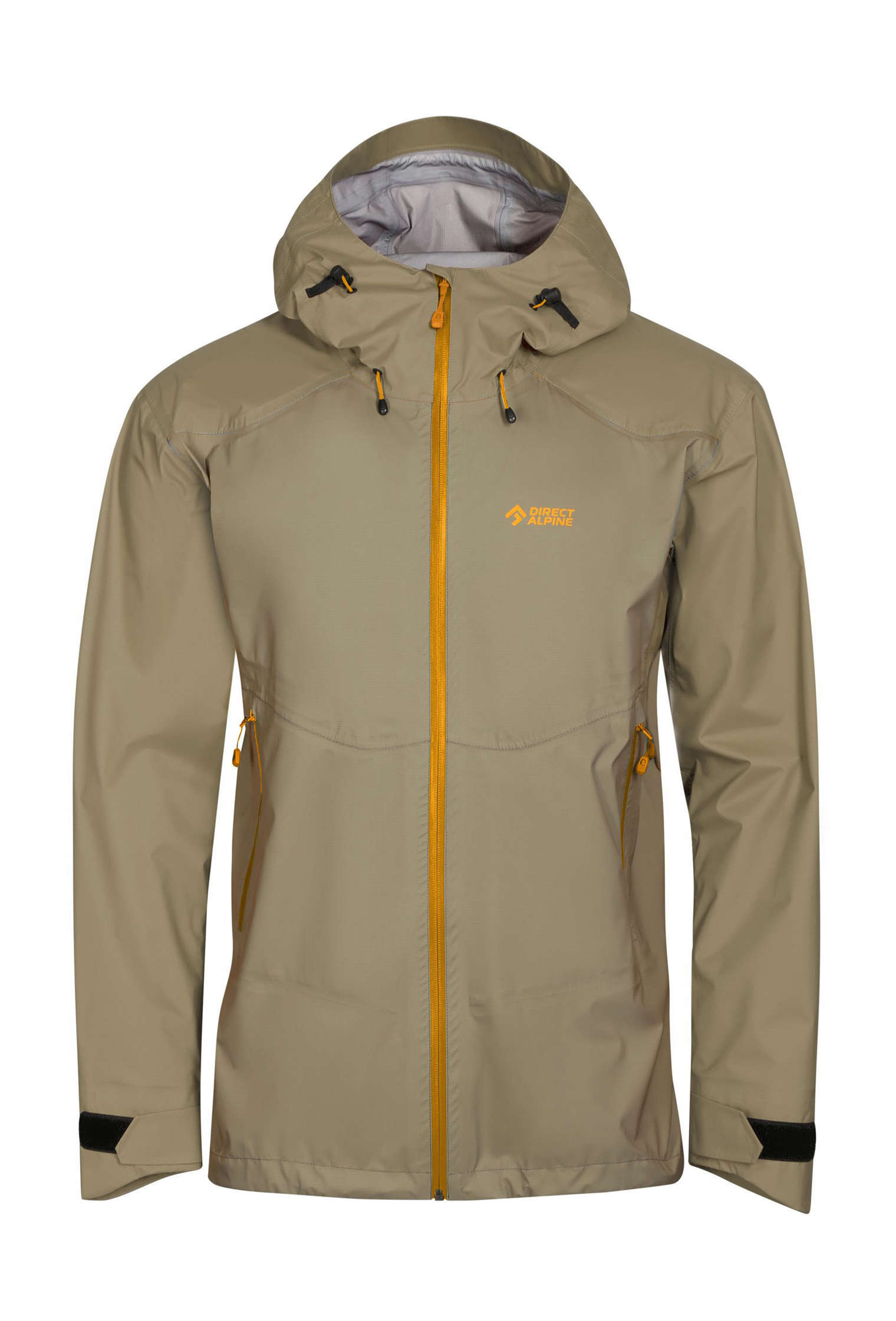 Levně Pánská Nepromokavá Bunda Talung Khaki/Mango