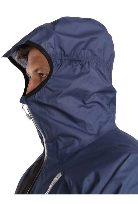 Fotogalerie Pánská hardshellová bunda CYCLONE black/navy