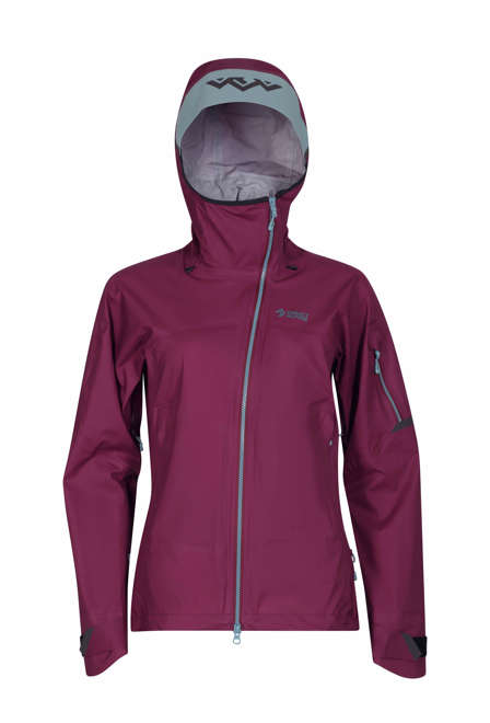 Fotogalerie Dámská hardshellová bunda GUIDE LADY cherry/arctic