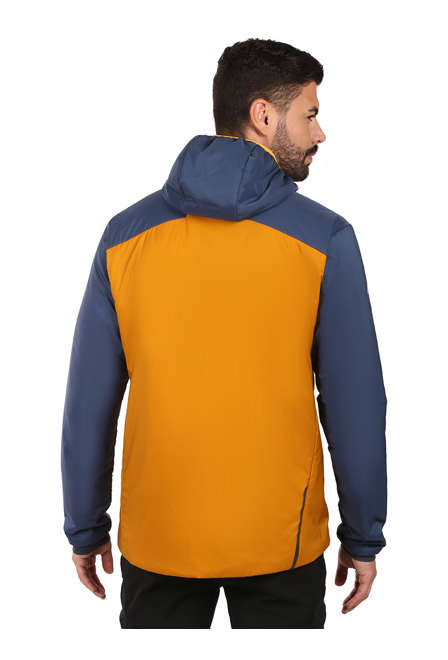 Fotogalerie Pánská péřová bunda UNIQ caramel/navy