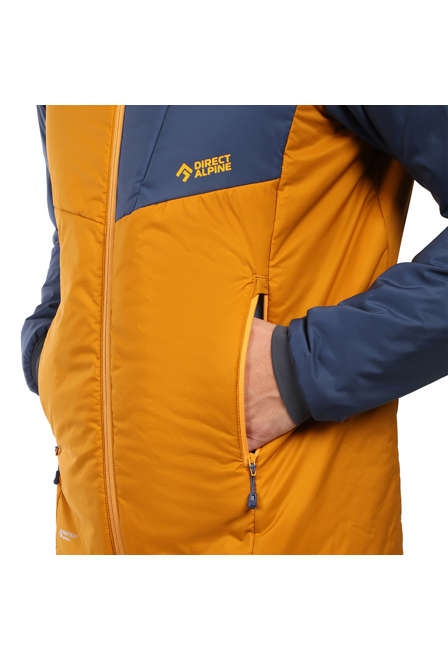 Fotogalerie Pánská péřová bunda UNIQ caramel/navy
