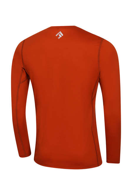 Fotogalerie Pánské merino triko FURRY LONG cinnamon (Rock way)