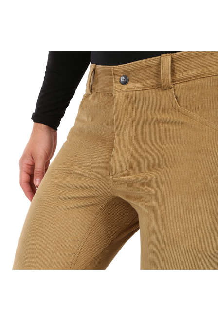 Fotogalerie Pánské manžestrové kalhoty FOX PANTS camel