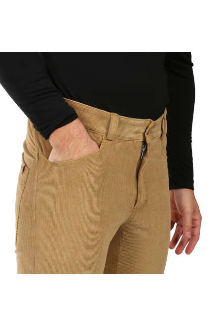 Fotogalerie Pánské manžestrové kalhoty FOX PANTS camel
