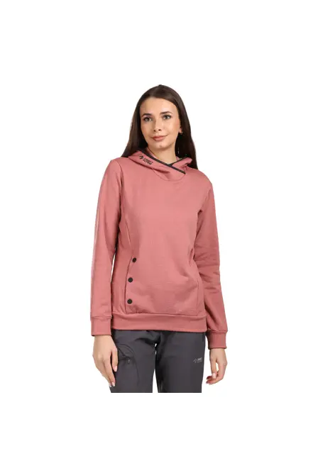 Fotogalerie Dámská outdoorová mikina HOODIE TECH LADY coral