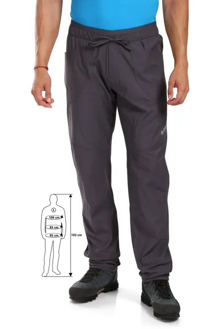 Fotogalerie Pánské lezecké kalhoty SOLO PANTS anthracite