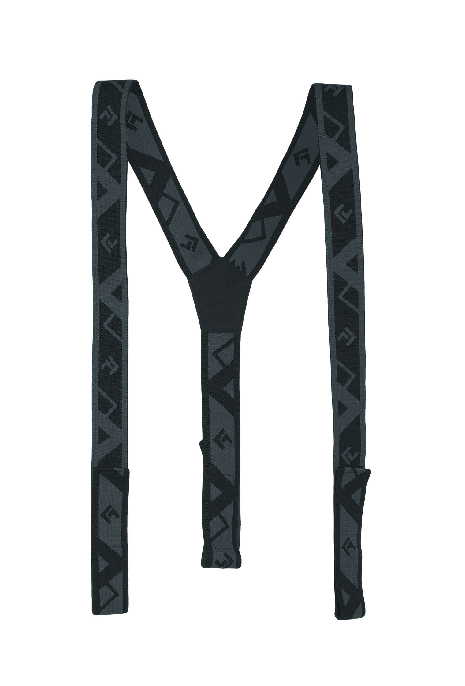 Levně Šle Braces D.A Black/Anthracite