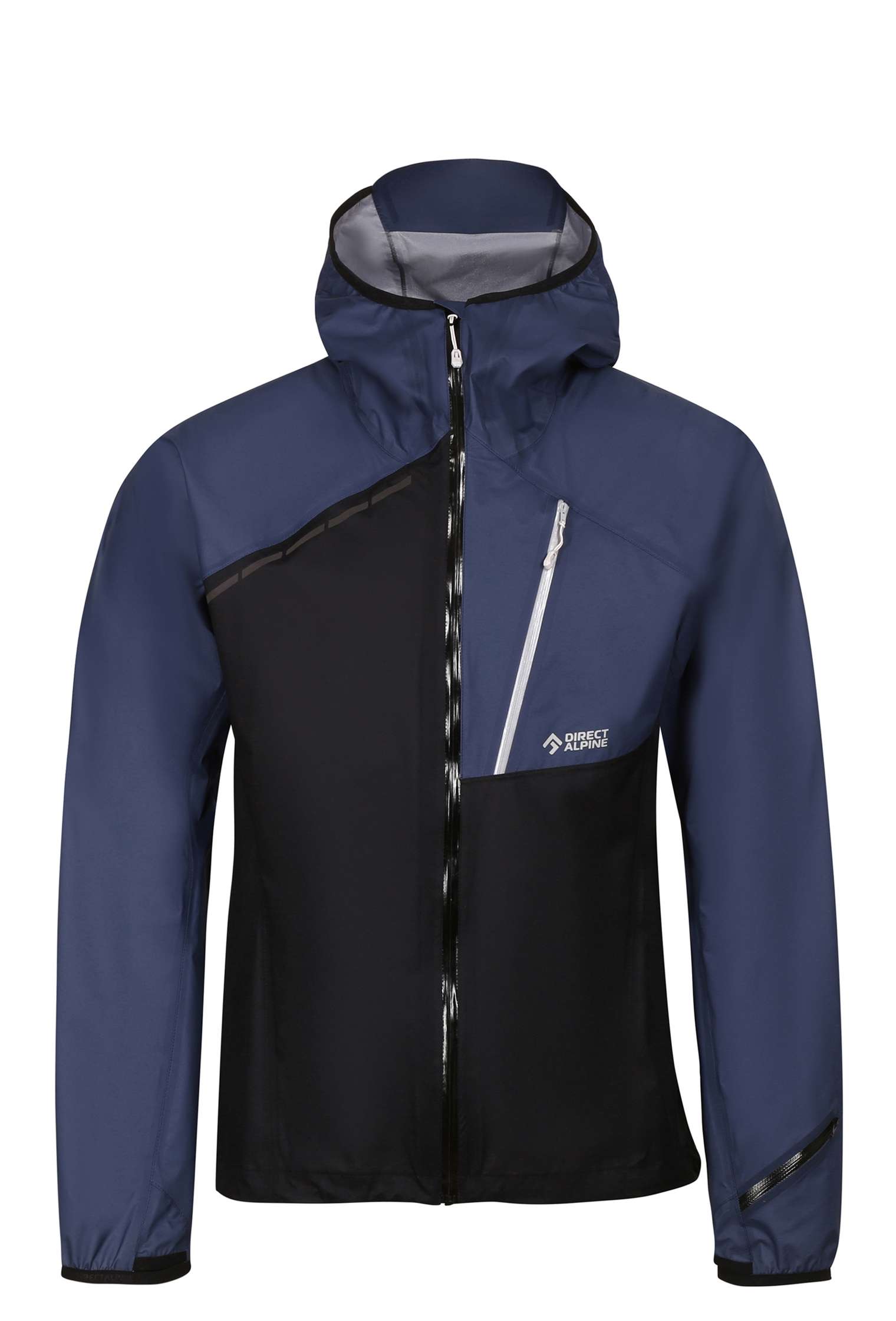 Levně Pánská Nepromokavá Hardshellová Bunda Cyclone Black/Navy