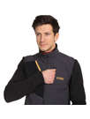 Fotogalerie Pánská sportovní vesta ELEMENT anthracite/black