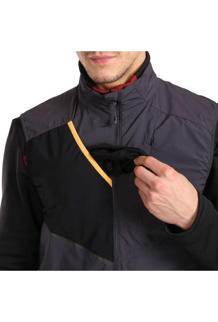 Fotogalerie Pánská sportovní vesta ELEMENT anthracite/black