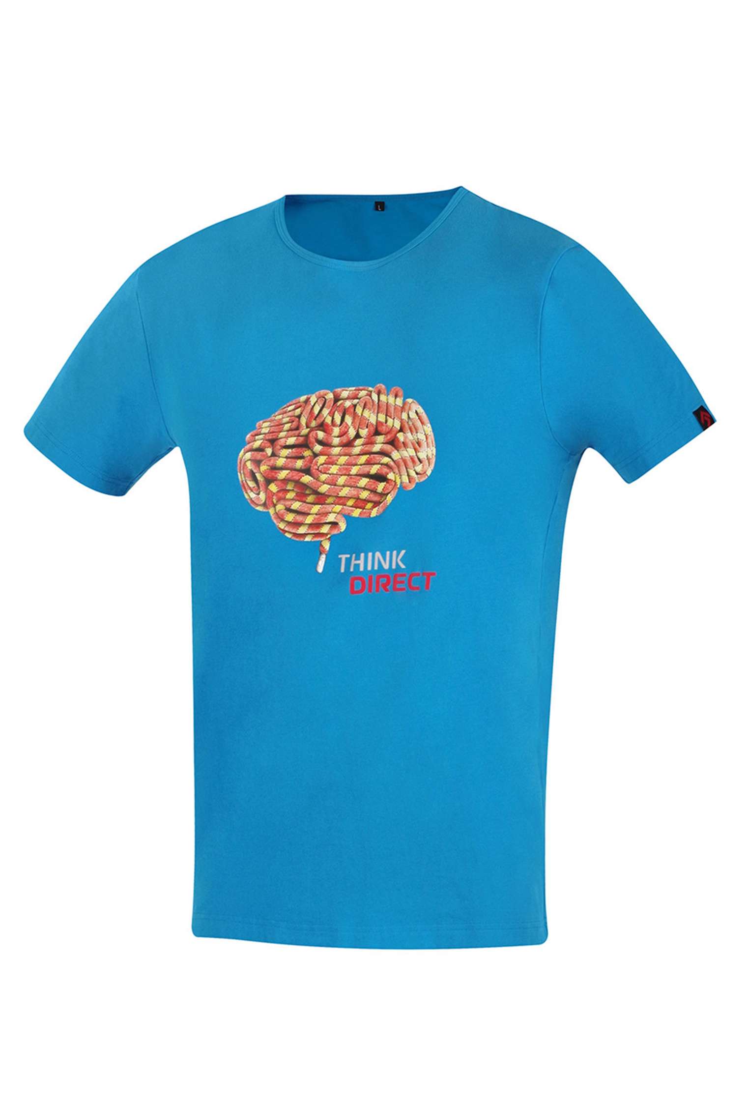 Levně Pánské Bavlněné Triko Flash Ocean (Brain)