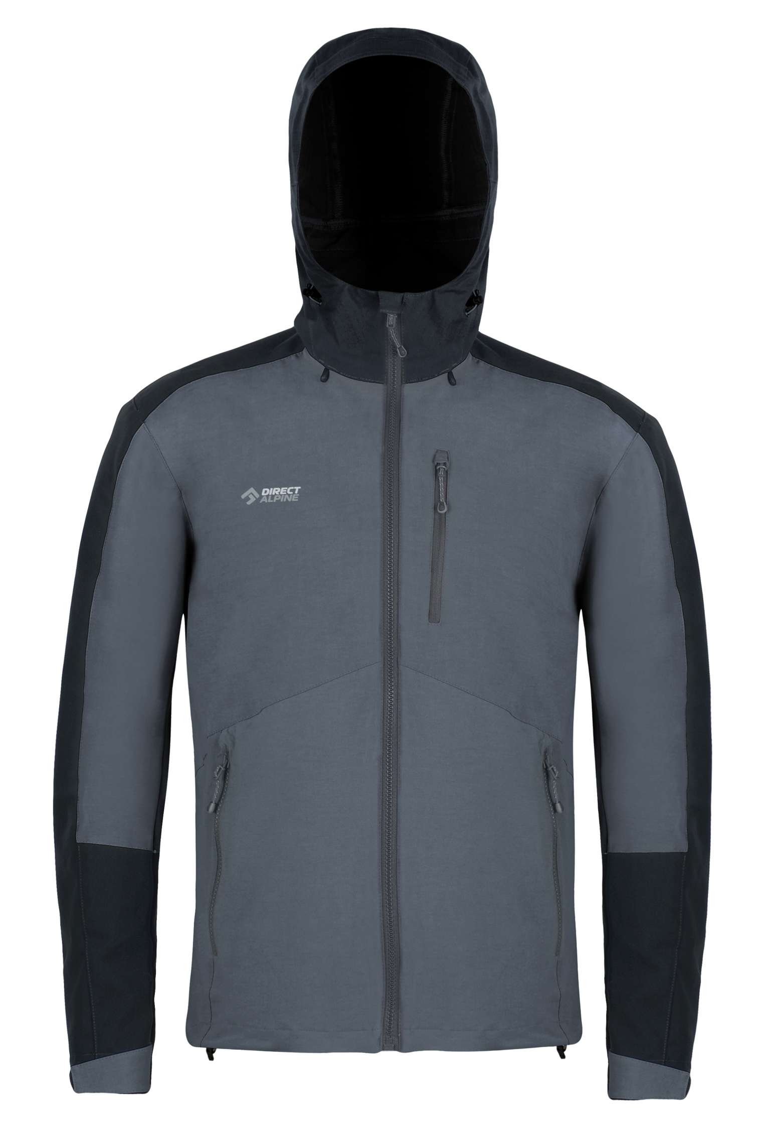 Levně Pánská Lehká Outdoorová Bunda Fremont Anthracite/Black