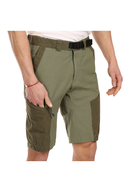 Fotogalerie Pánské outdoorové kalhoty FREMONT SHORTS ochre/khaki