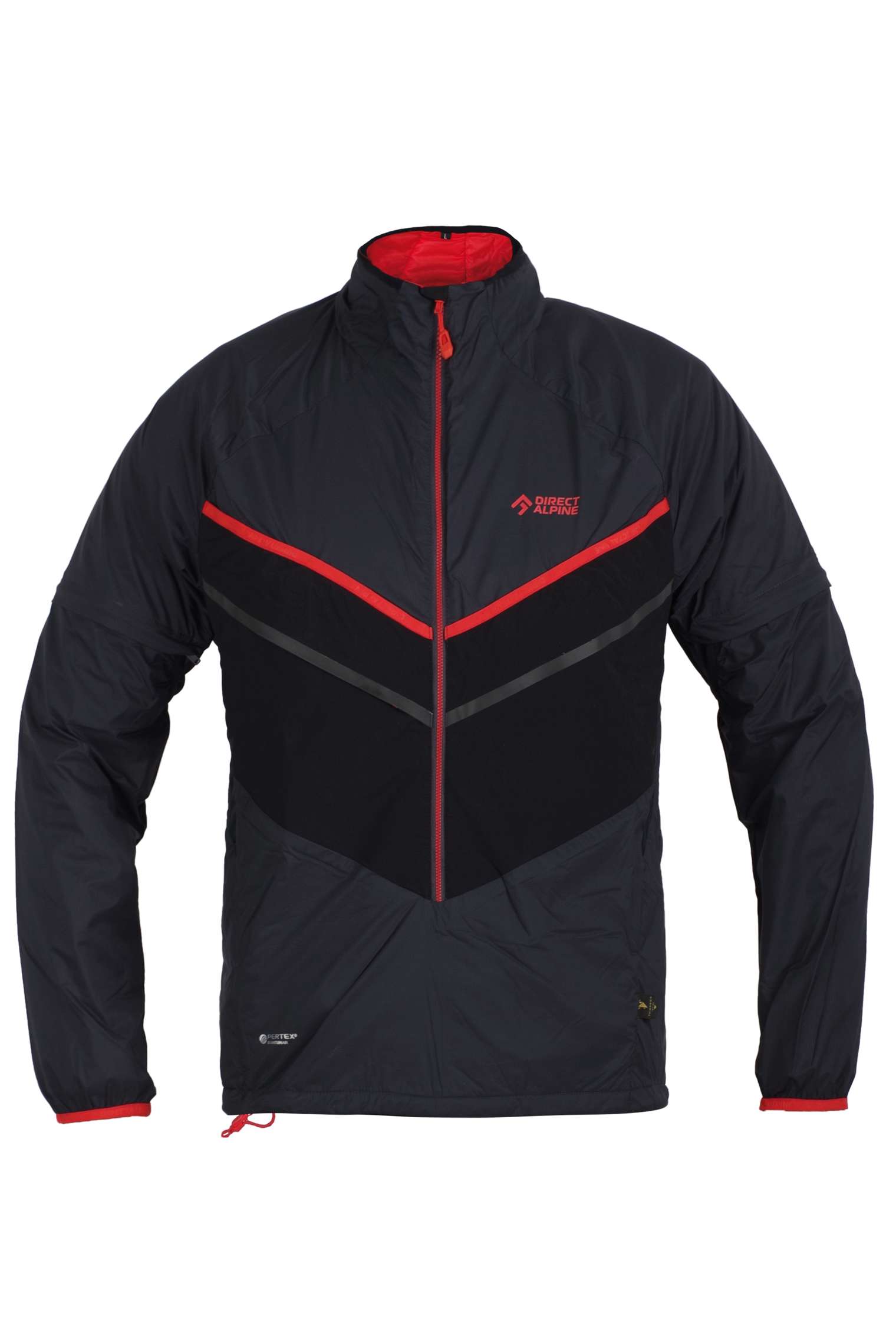 Levně Pánská Péřová Bunda Peak Anthracite/Black