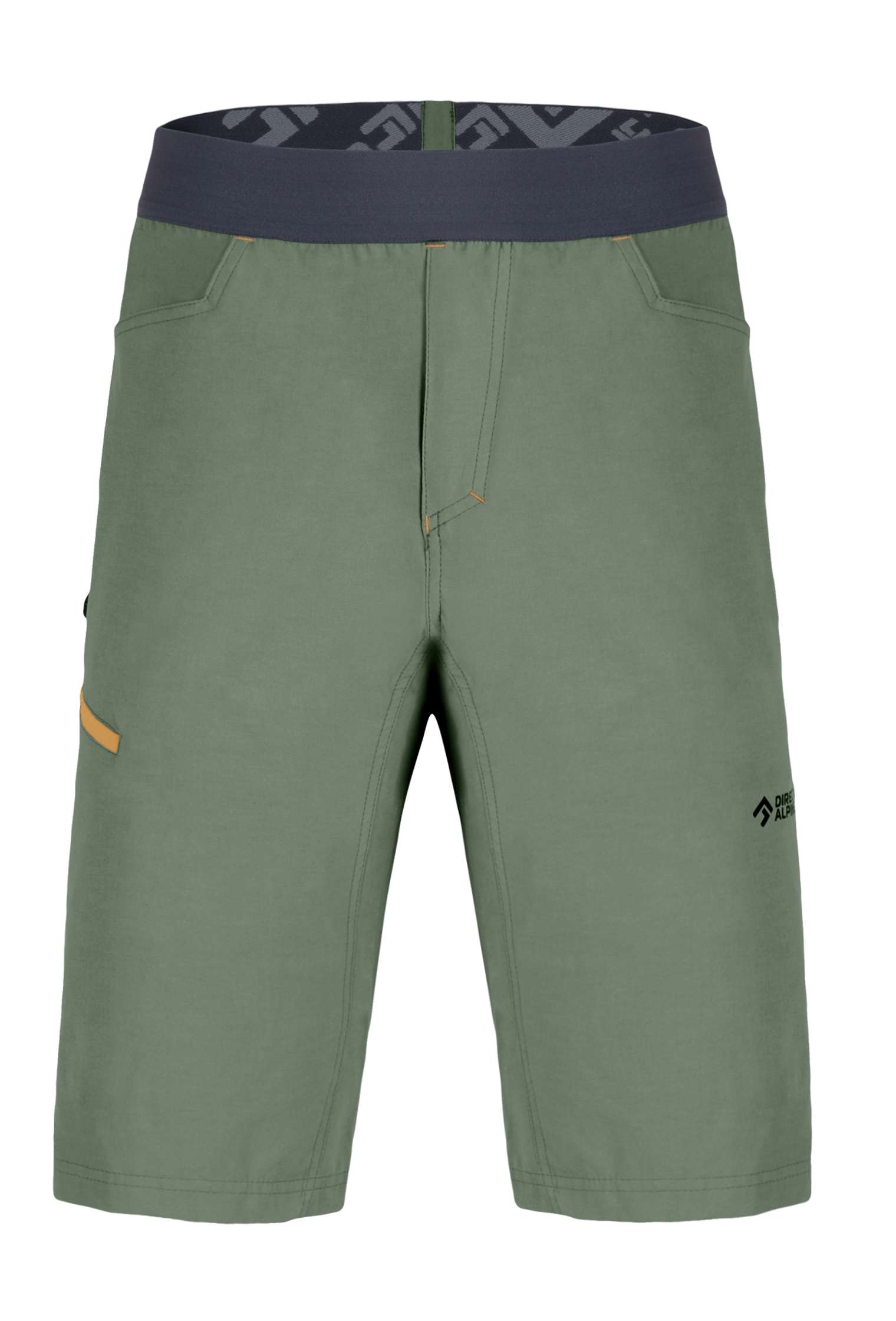 Levně Pánské Lezecké Šortky Solo Shorts Khaki