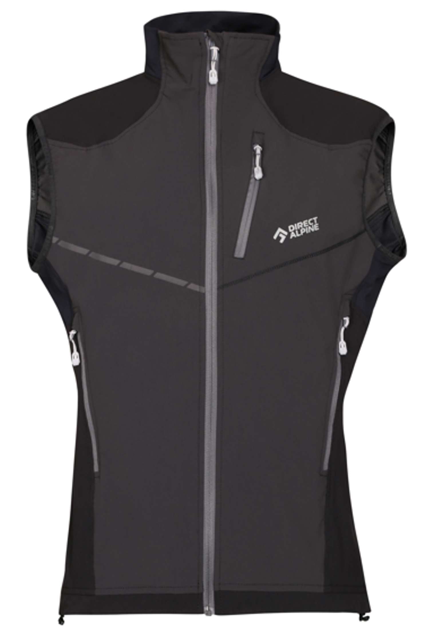 Levně Pánská Outdoorová Vesta Spike Anthracite/Black