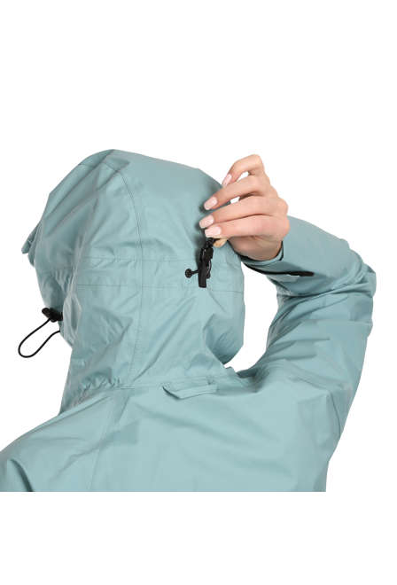 Fotogalerie Dámská outdoorová hardshellová bunda TALUNG LADY emerald/caramel