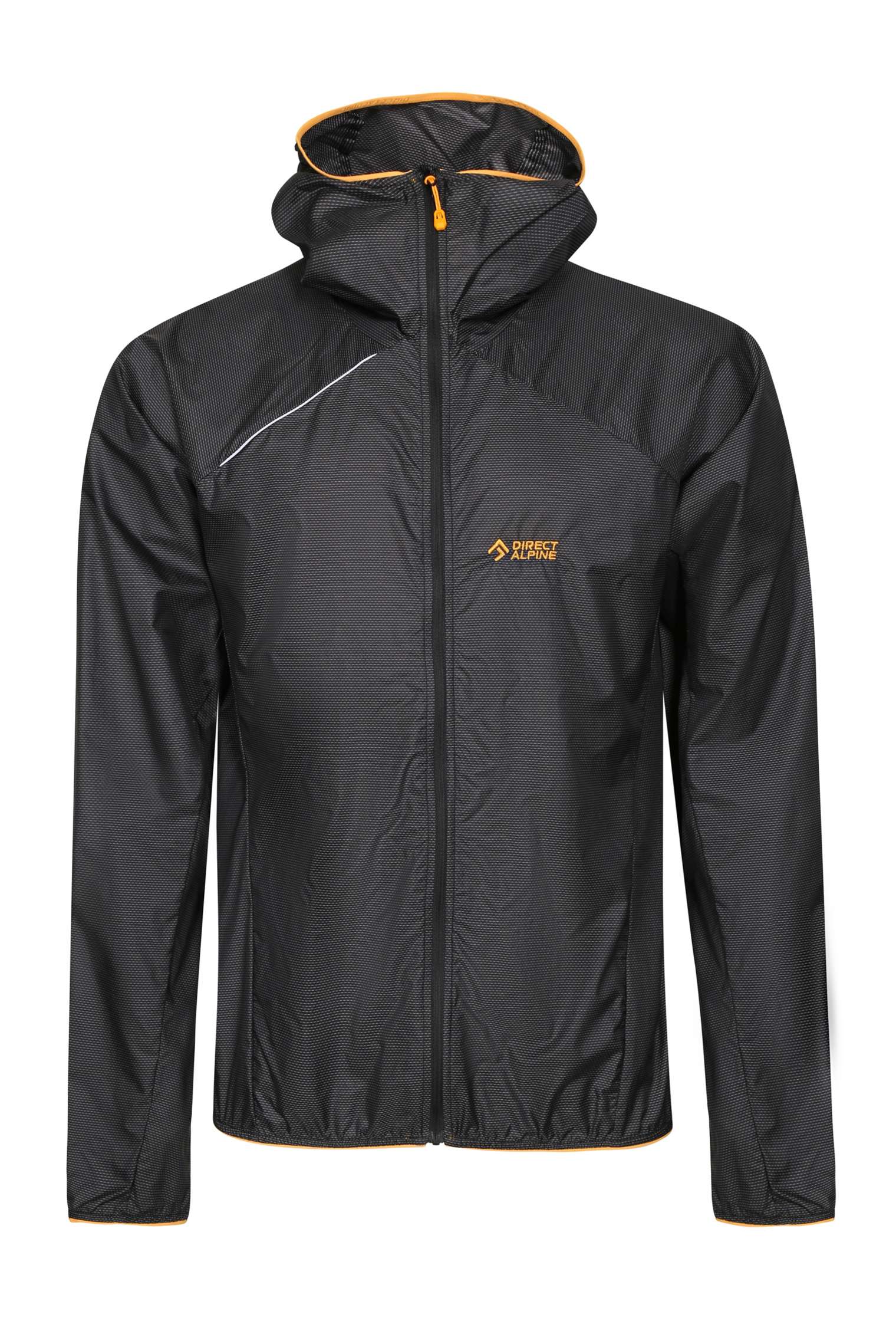 Levně Pánská Outdoorová Bunda Zero Anthracite/Mango