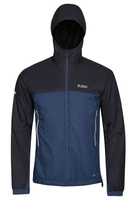 Fotogalerie Pánská větruodolná zateplená bunda ALPHA JACKET navy/anthracite