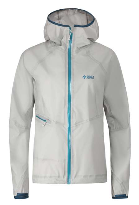 Fotogalerie Dámská hardshellová bunda CYCLONE LADY grey/emerald