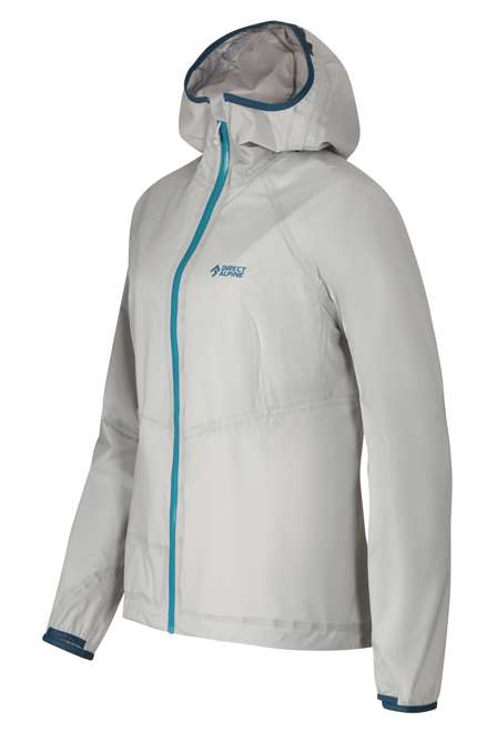 Fotogalerie Dámská hardshellová bunda CYCLONE LADY grey/emerald