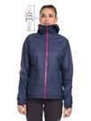 Fotogalerie Dámská hardshellová bunda CYCLONE LADY navy/orchid