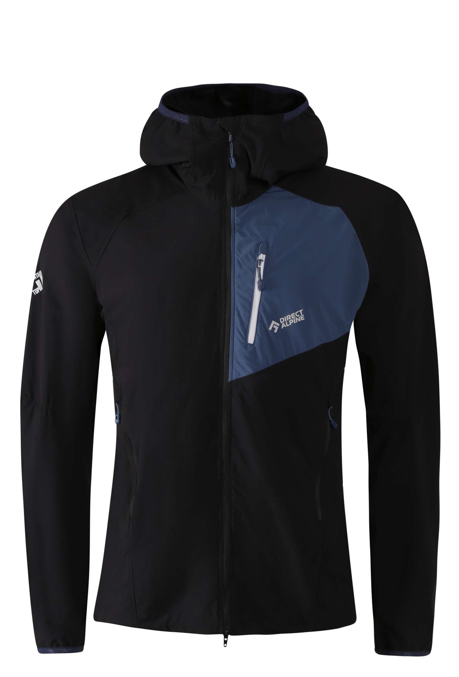 Levně Pánská Outdoorová Bunda Dru Light Black/Navy