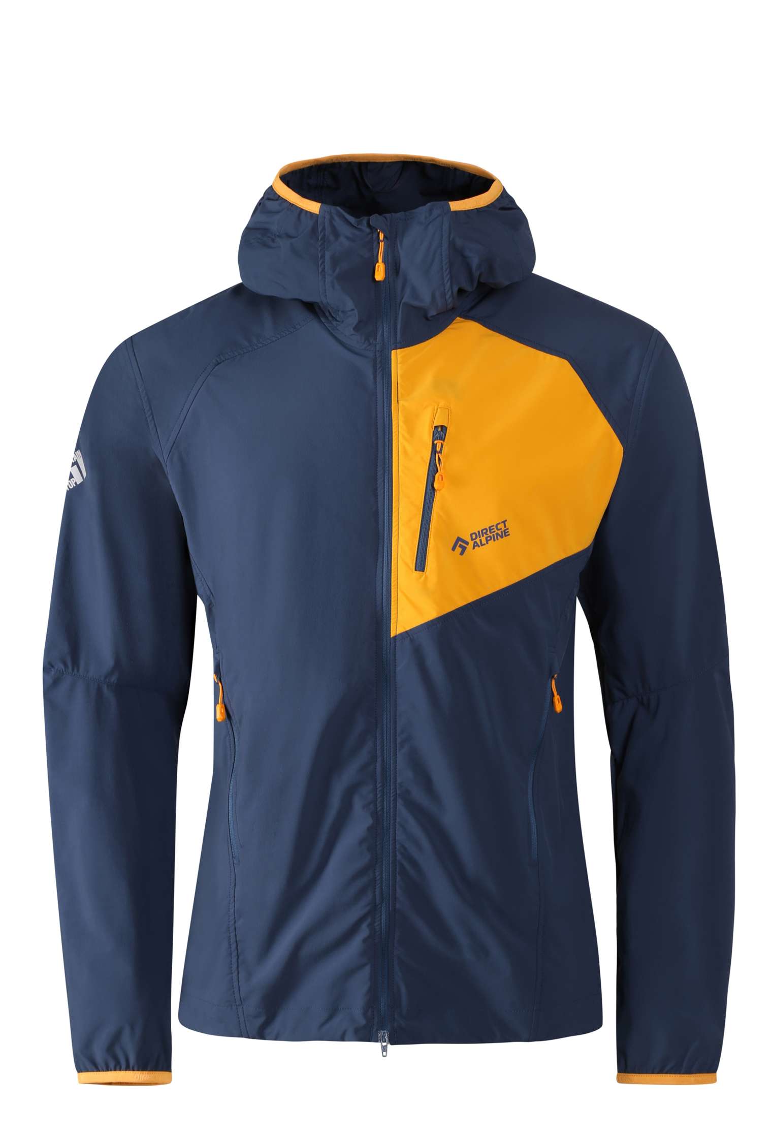 Levně Pánská Outdoorová Bunda Dru Light Navy/Mango