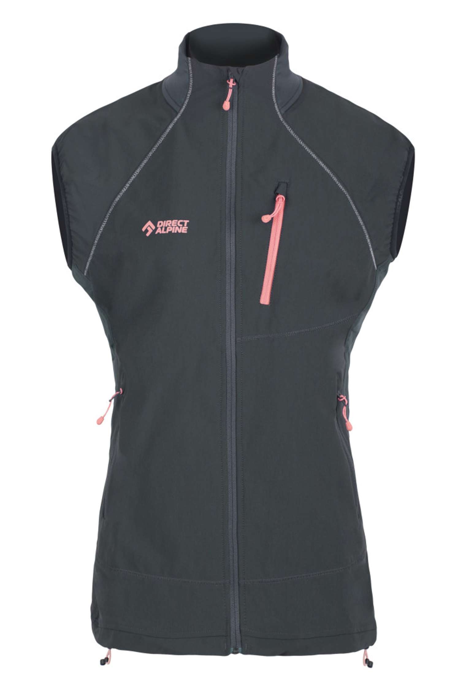Levně Dámská Outdoorová Vest Spike Lady Anthracite/Coral