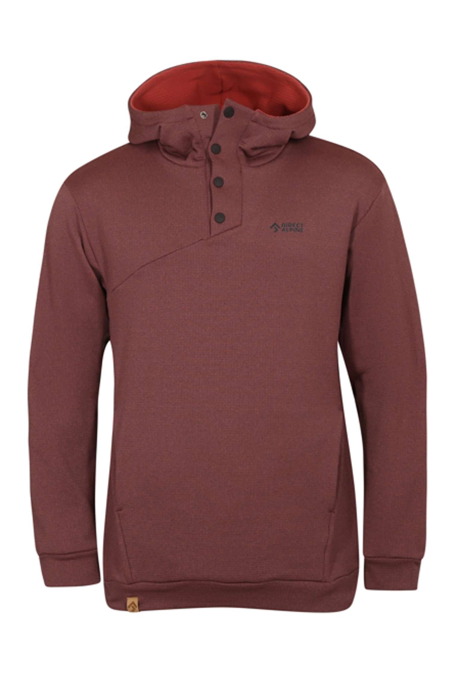 Levně Pánská Outdoorová Mikina Hoodie Tech Palisander