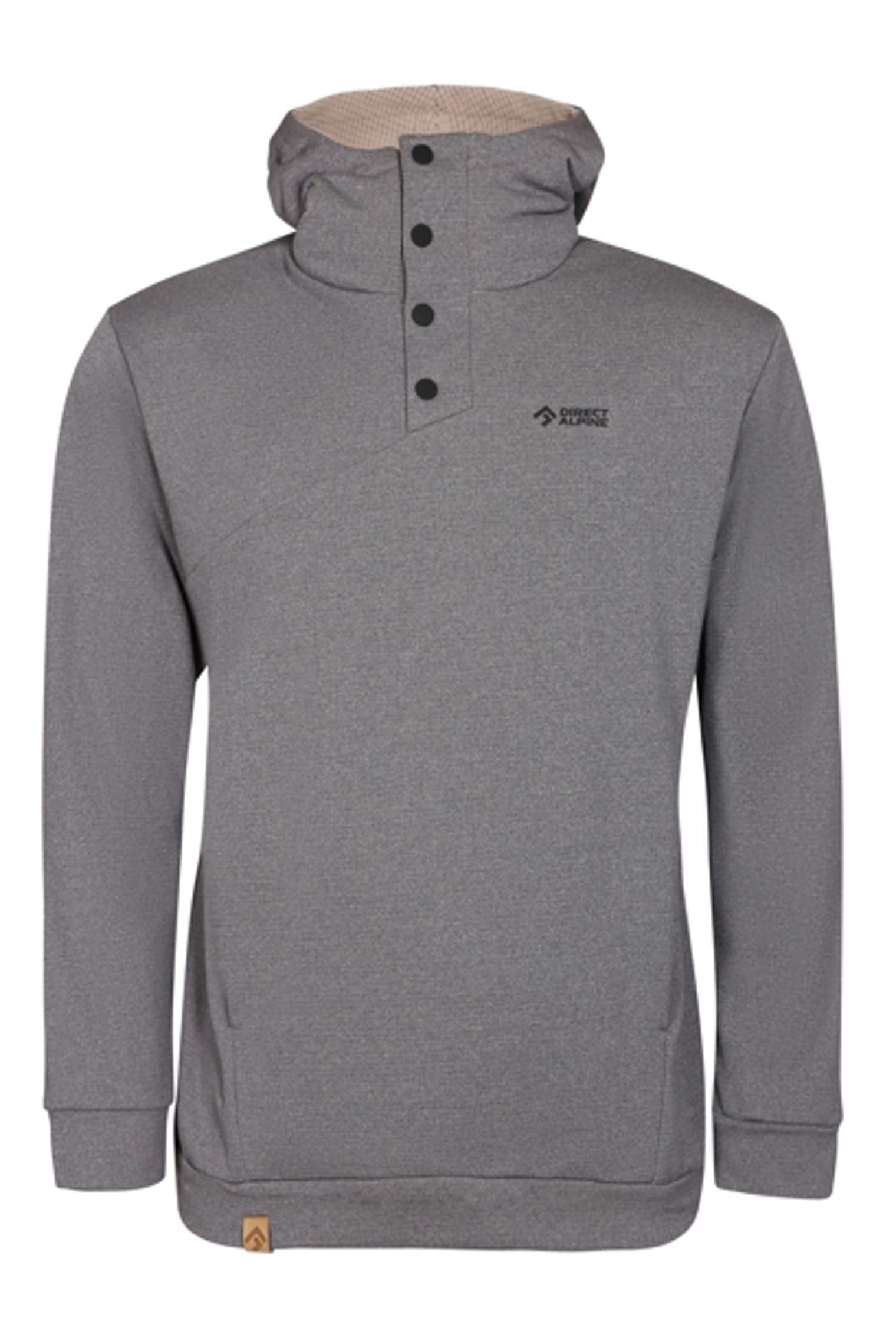 Levně Pánská Outdoorová Mikina Hoodie Tech Anthracite