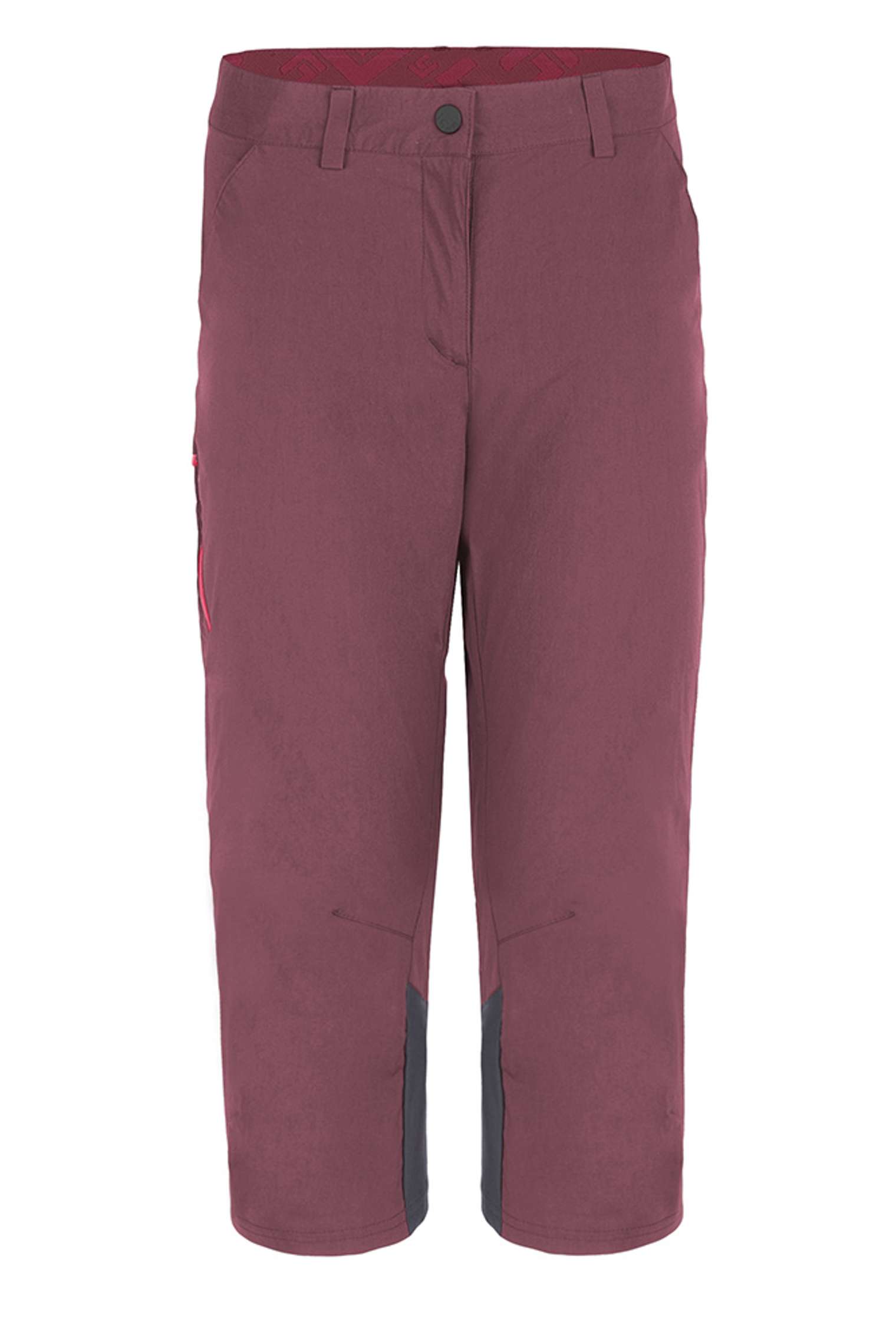 Levně Dámské Outdoorové Kalhoty Alaro Lady 3/4 Palisander/Brick