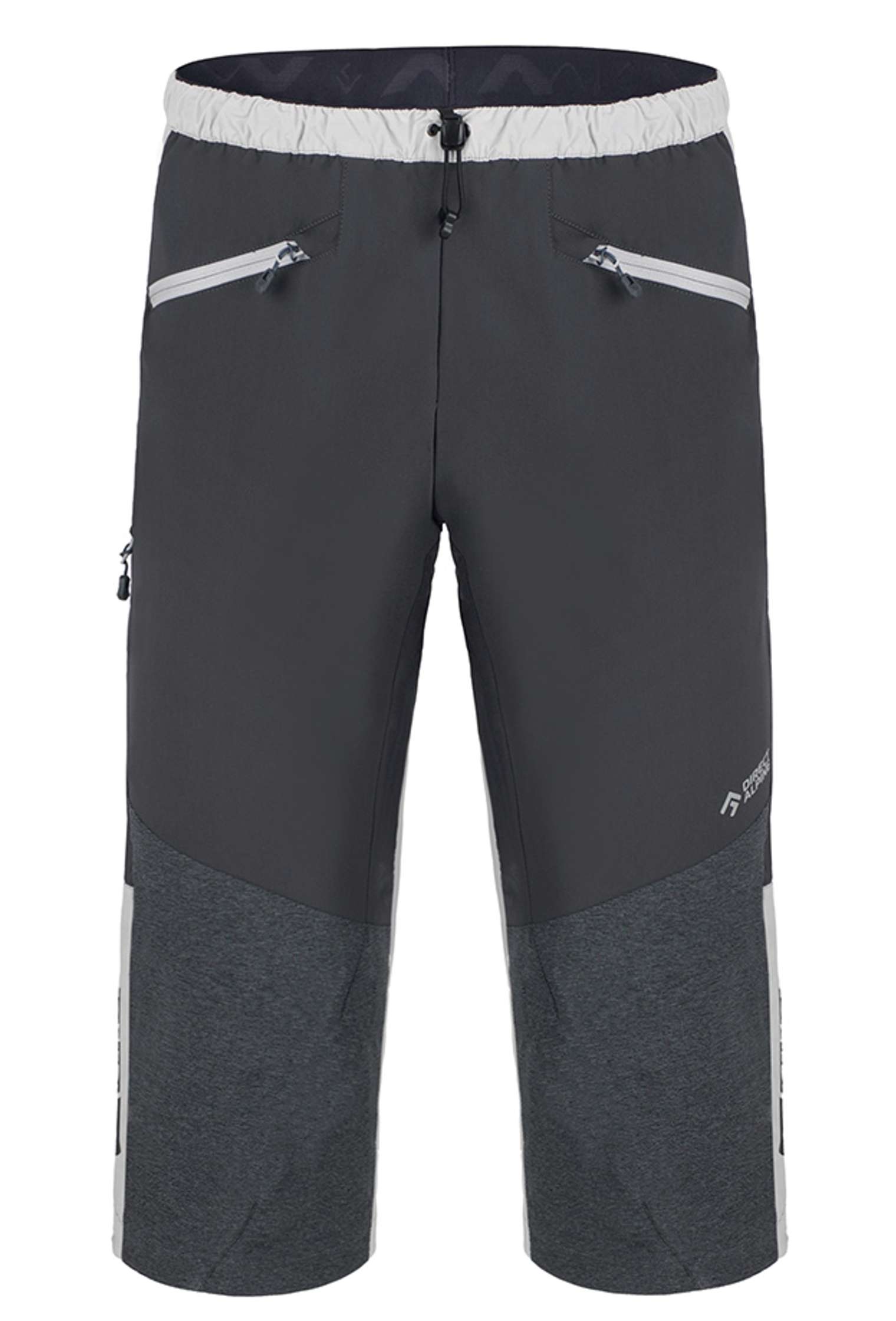Levně Pánské Lezecké Kalhoty Ascent Light 3/4 Anthracite/Grey