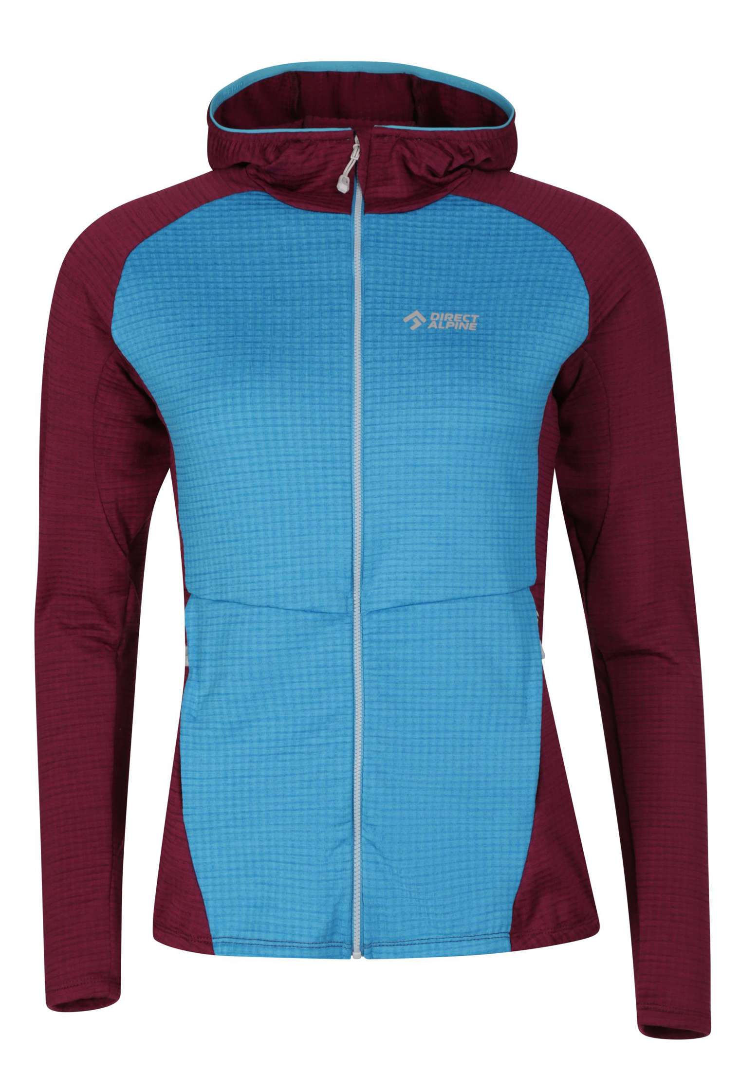 Levně Dámská Fleecová Mikina Sella Hood Lady Ocean/Cherry