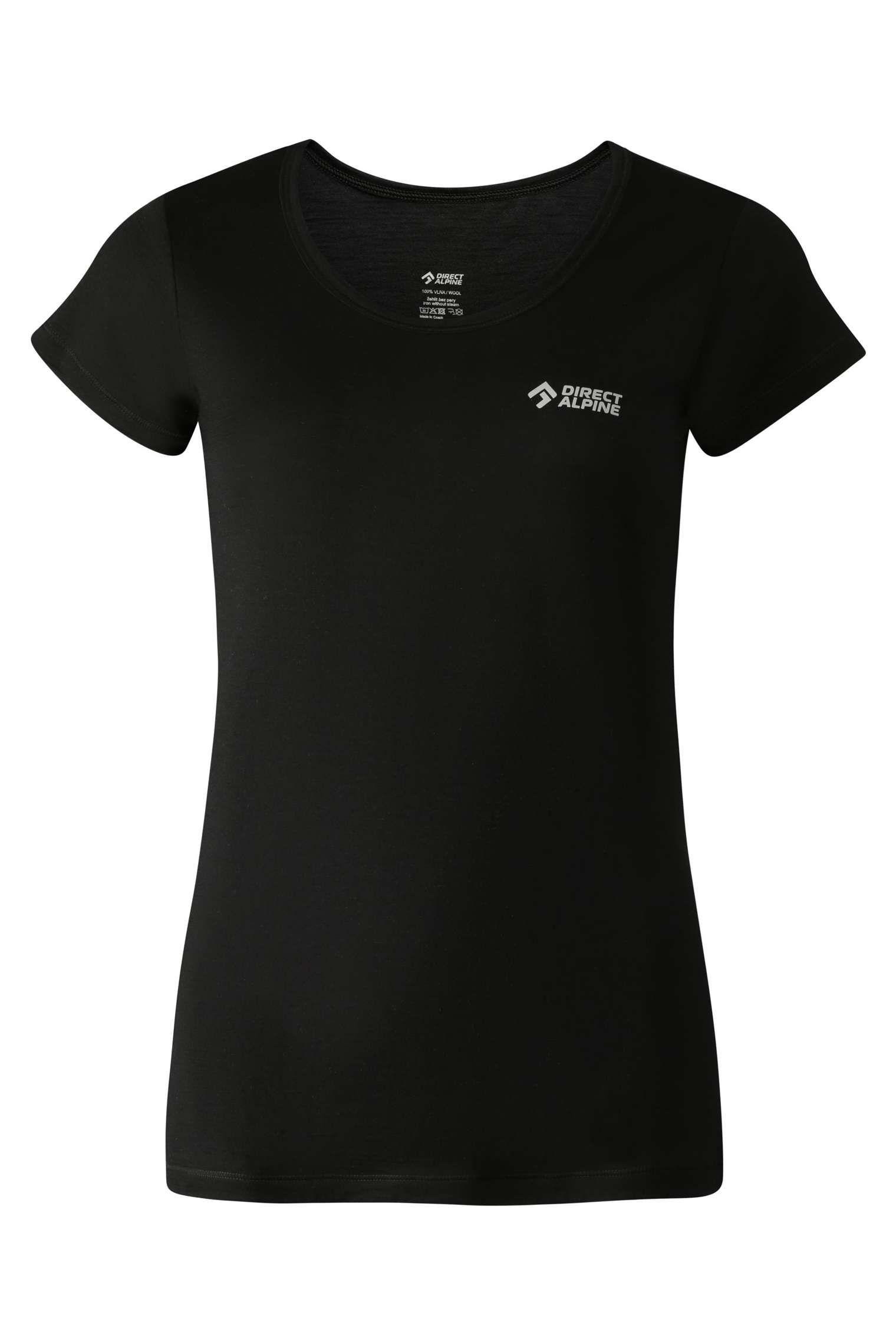 Levně Dámské Funkční Merino Triko Furry Lady Black (Da Big Font)