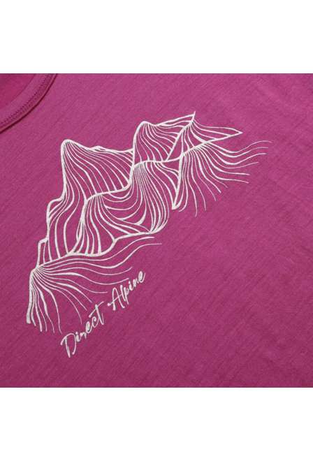 Fotogalerie Dámské funkční merino triko FURRY LADY orchid (Silent hills)