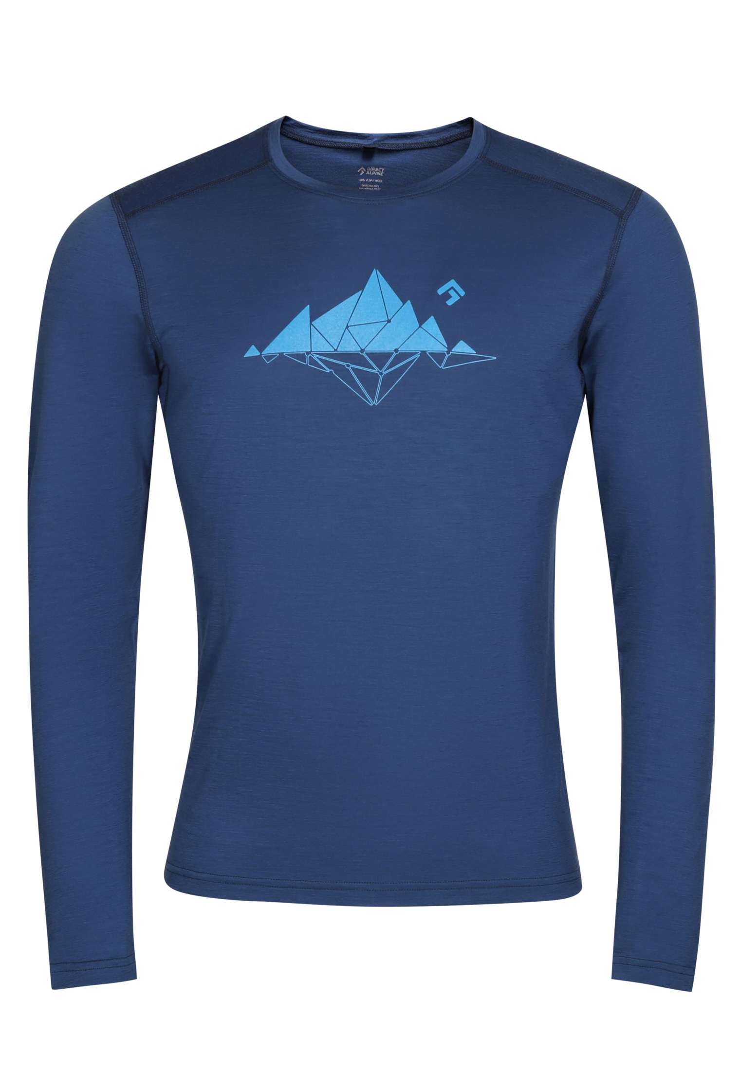 Levně Pánské Merino Triko Furry Long Navy (Glacial Lake)