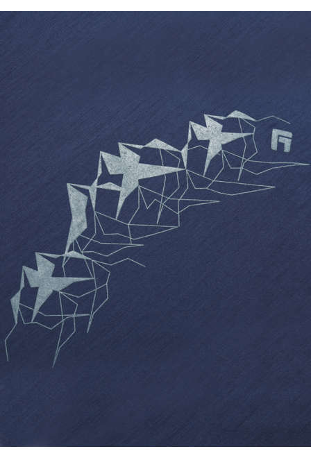 Fotogalerie Pánské merino triko FURRY navy (Alps)